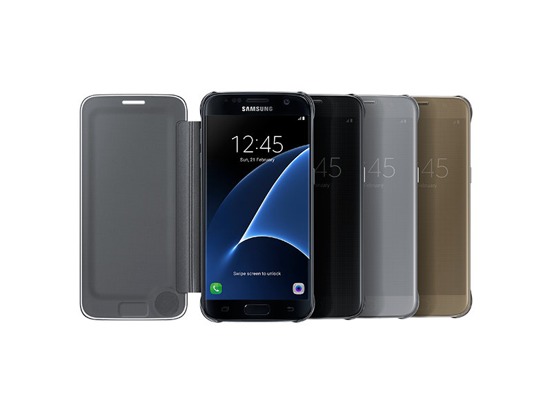 Moederland Uitdrukkelijk Schrikken Samsung Galaxy S7 SView Flip Cover - Gray